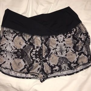 Snake skin lululemon shorts
